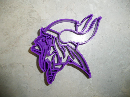 6x Minnesota Vikings Fondant Cutter Cupcake Topper 1.75 IN USA FD970