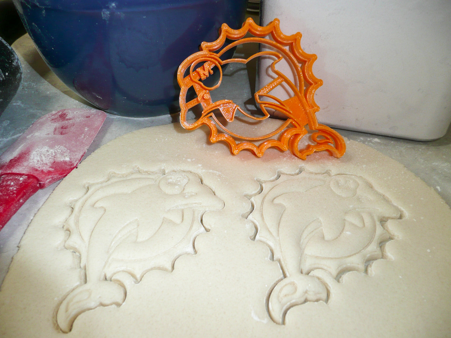 Miami Dolphins NFL Football Logo Cookie Cutter Made In USA PR972