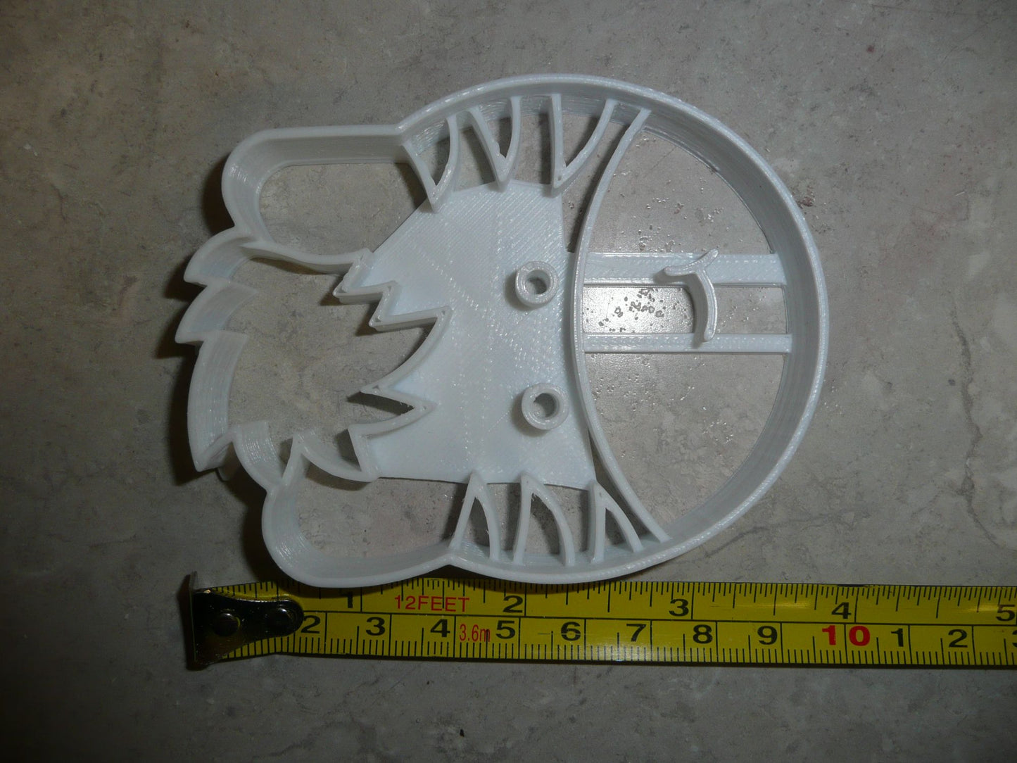 Zebra Detailed Face Zoo Animal African Safari Cookie Cutter Made In USA PR2626