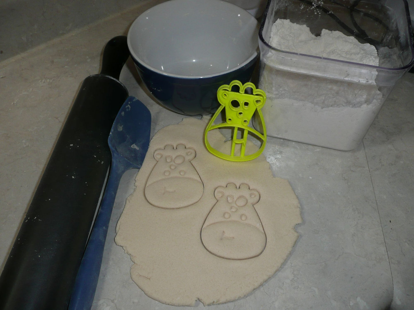 Giraffe Detailed Face Zoo Animal African Safari Cookie Cutter Made In USA PR2627