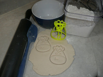 Giraffe Detailed Face Zoo Animal African Safari Cookie Cutter Made In USA PR2627