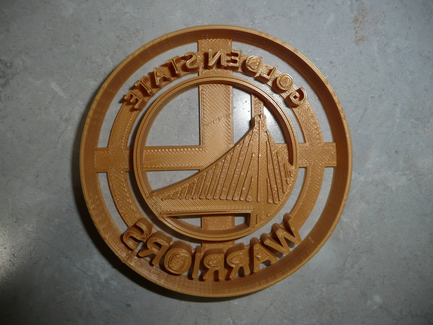 Golden State Warriors Basketball Team Cookie Cutter Made In USA PR2676