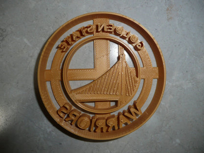 Golden State Warriors Basketball Team Cookie Cutter Made In USA PR2676