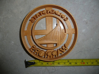 Golden State Warriors Basketball Team Cookie Cutter Made In USA PR2676
