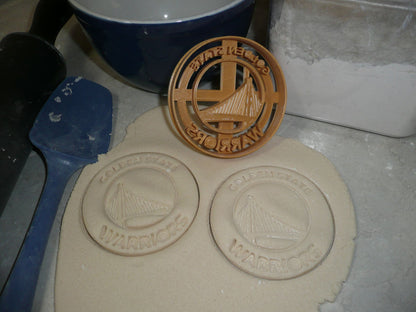 Golden State Warriors Basketball Team Cookie Cutter Made In USA PR2676