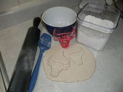 Chicago Bulls Basketball Team Sports Cookie Cutter Made In USA PR2712