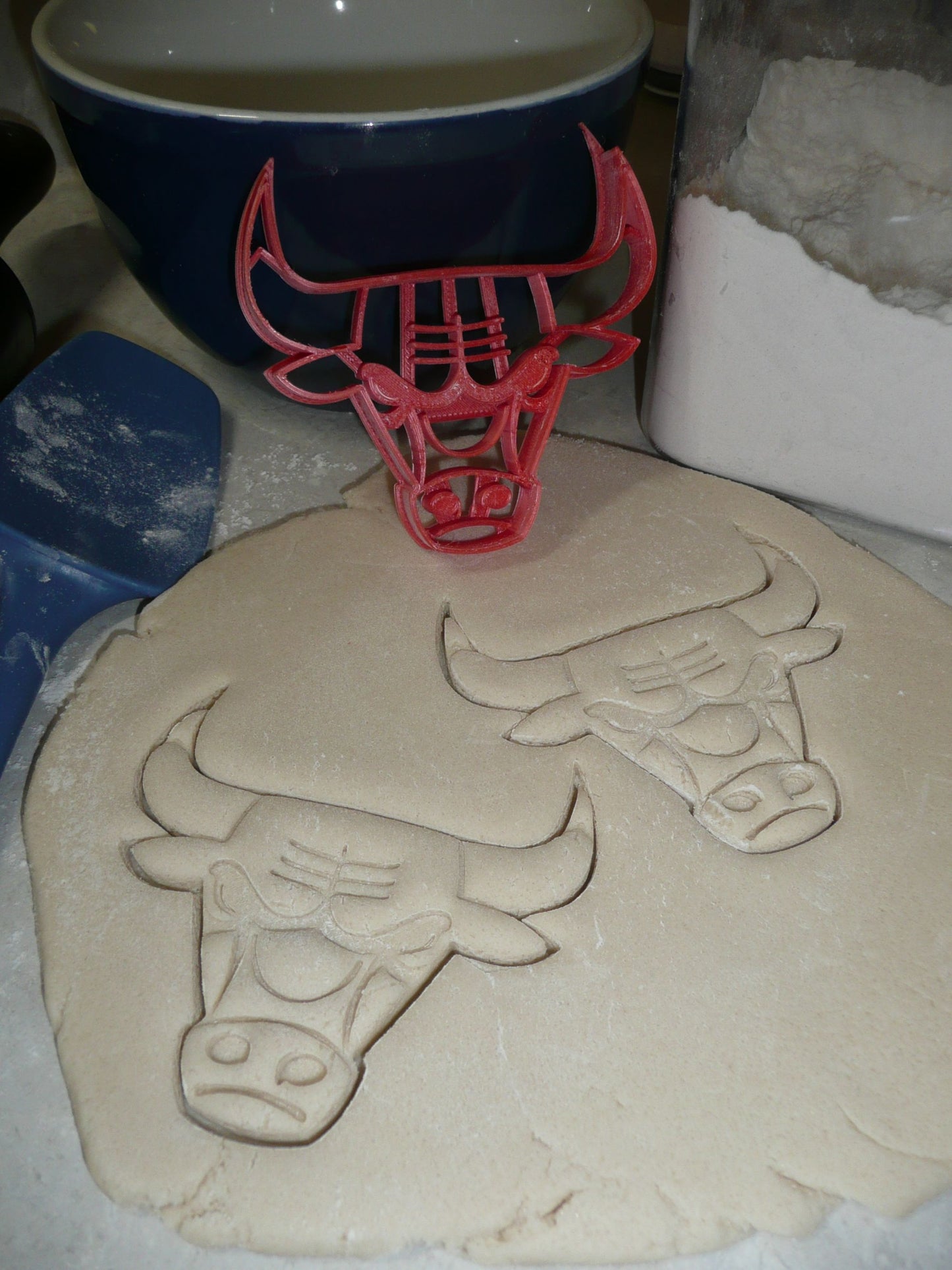 Chicago Bulls Basketball Team Sports Cookie Cutter Made In USA PR2712