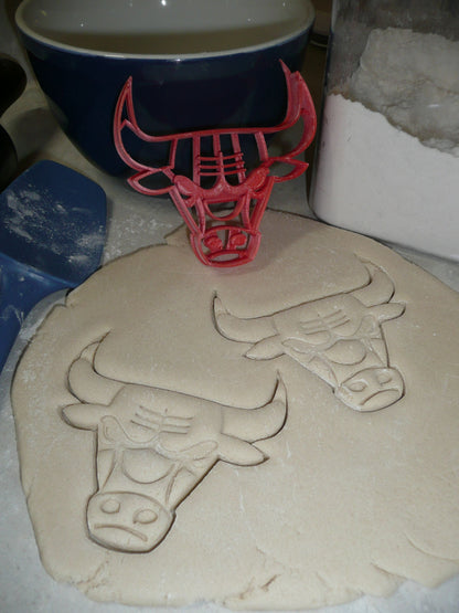 Chicago Bulls Basketball Team Sports Cookie Cutter Made In USA PR2712