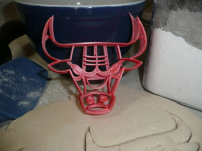 Chicago Bulls Basketball Team Sports Cookie Cutter Made In USA PR2712