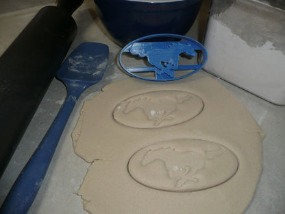 Mustang Horse Sports Car Vehicle Logo Cookie Cutter Made In USA PR2670