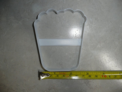 Popcorn Outline Movie Cinema Film Cookie Cutter Made In USA PR2673