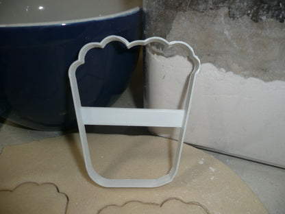 Popcorn Outline Movie Cinema Film Cookie Cutter Made In USA PR2673