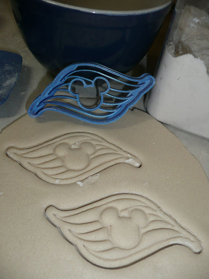 Mickey Mouse Head On Cruise Line Flag Cookie Cutter Made In USA PR2722