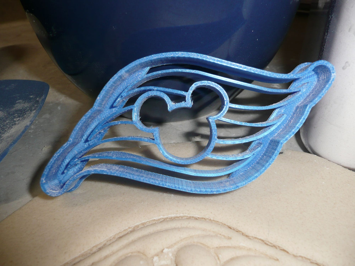 Mickey Mouse Head On Cruise Line Flag Cookie Cutter Made In USA PR2722