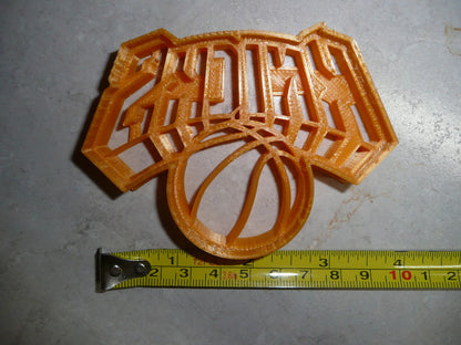 New York Knicks Basketball Team Sports Cookie Cutter Made In USA PR2744