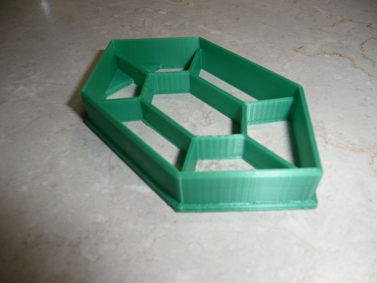 Rupee Zelda Themed Green Gemstone Cookie Cutter Made In USA PR2853