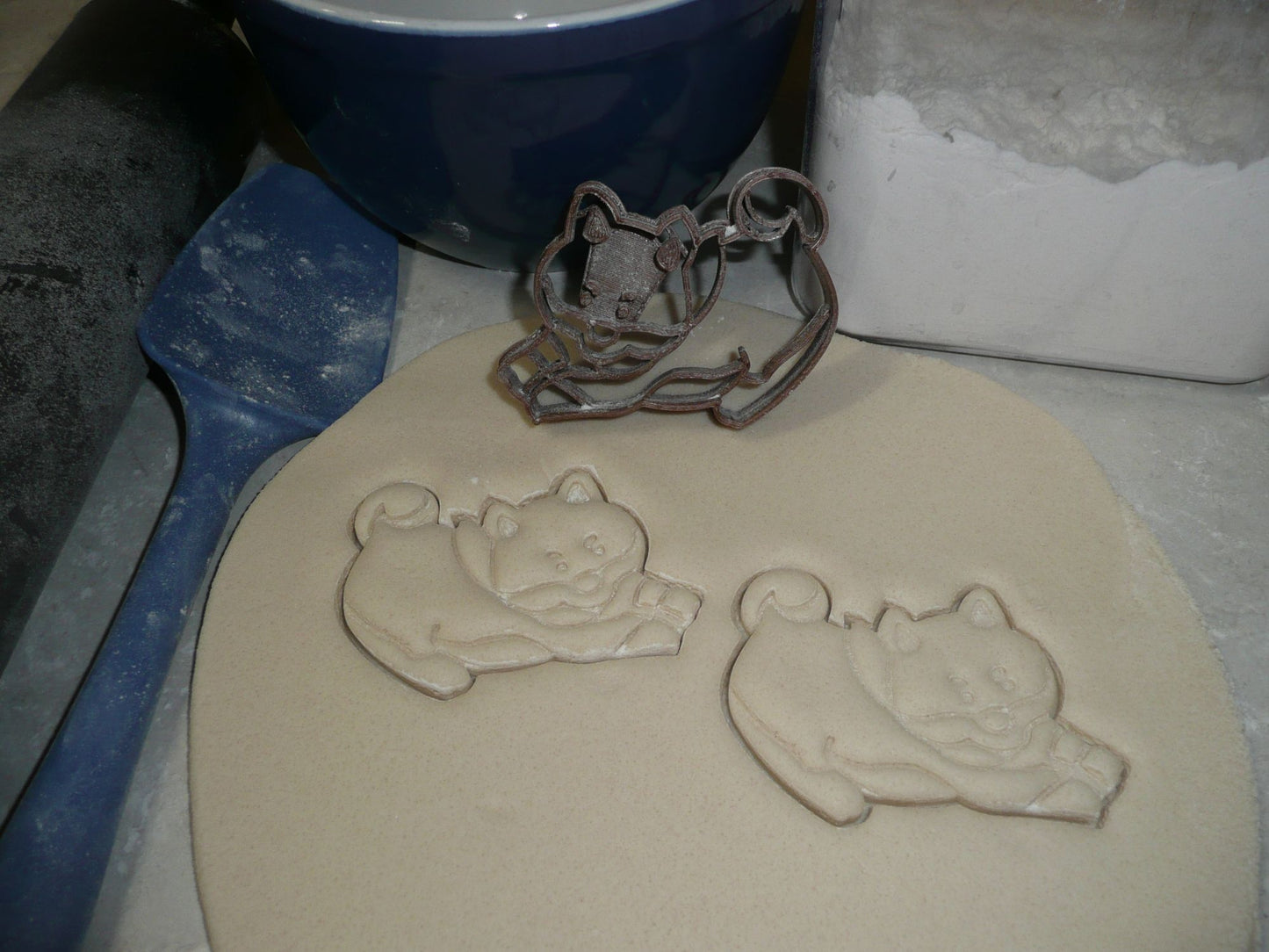 Stretching Corgi Dog Puppy Breed Pembroke Welsh Cookie Cutter Made In USA PR2476