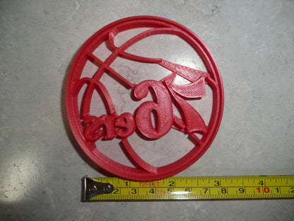 Philadelphia 76ers Basketball Team Cookie Cutter Made In USA PR2748