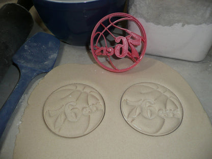 Philadelphia 76ers Basketball Team Cookie Cutter Made In USA PR2748