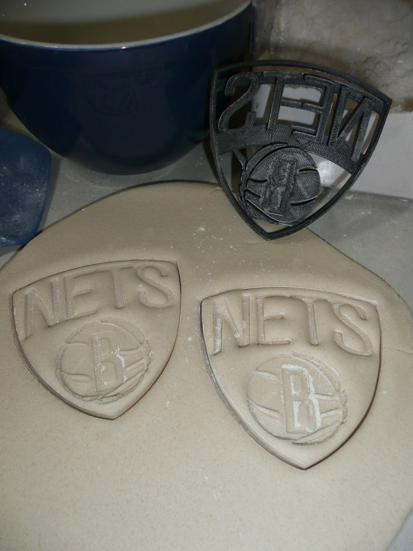 Brooklyn Nets Basketball Team Sports Cookie Cutter Made In USA PR2753