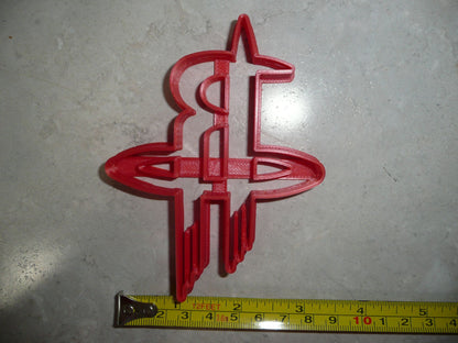 Houston Rockets R Logo Basketball Team Cookie Cutter Made In USA PR2837