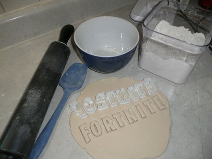 Fortnite Letters 8 piece Video Game Cookie Cutter Made In USA PR2847