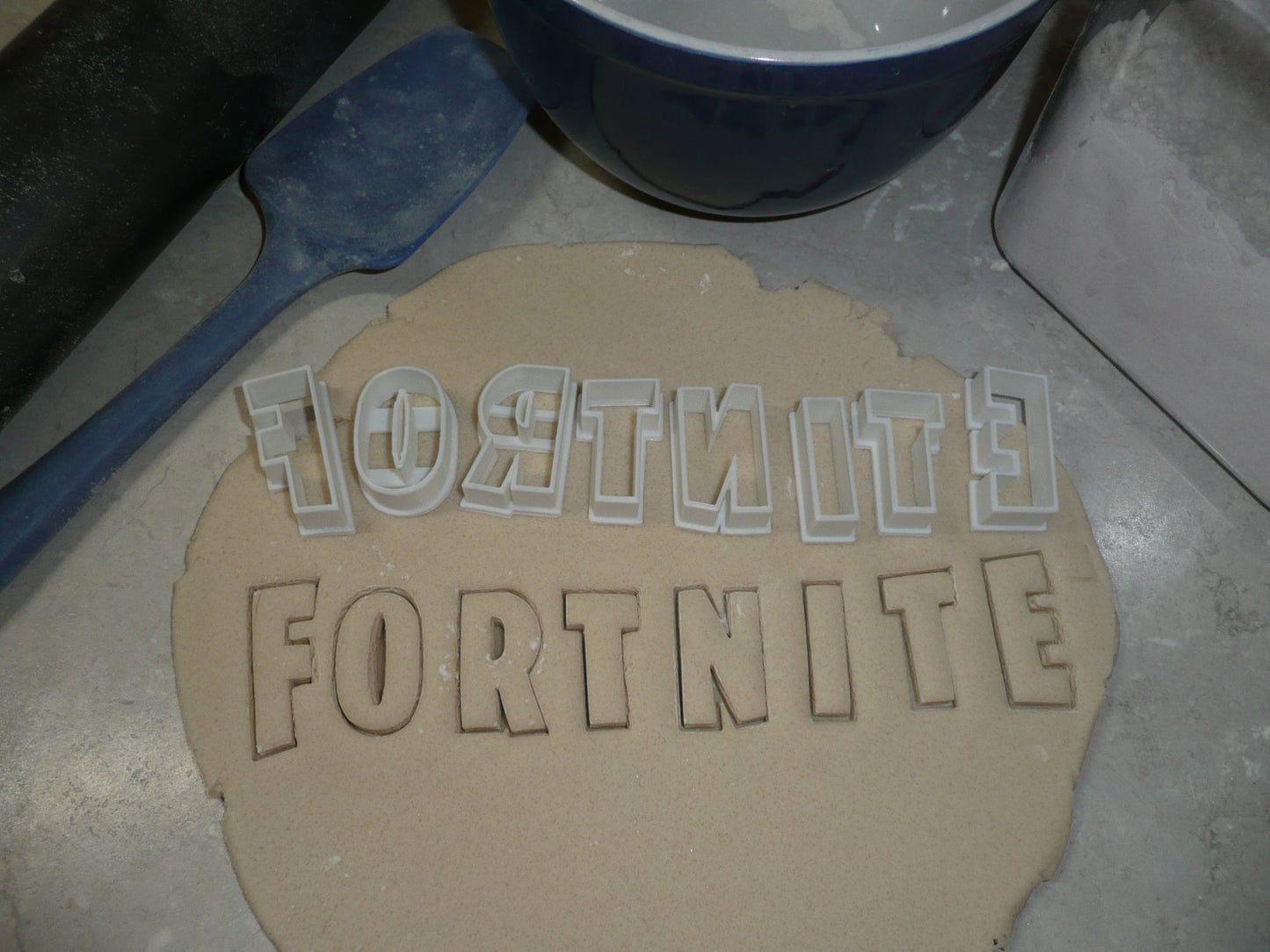 Fortnite Letters 8 piece Video Game Cookie Cutter Made In USA PR2847