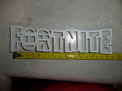 Fortnite Letters 8 piece Video Game Cookie Cutter Made In USA PR2847