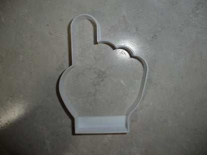 Foam Hand Finger Number 1 One Team Sports Cookie Cutter Made In USA PR2861