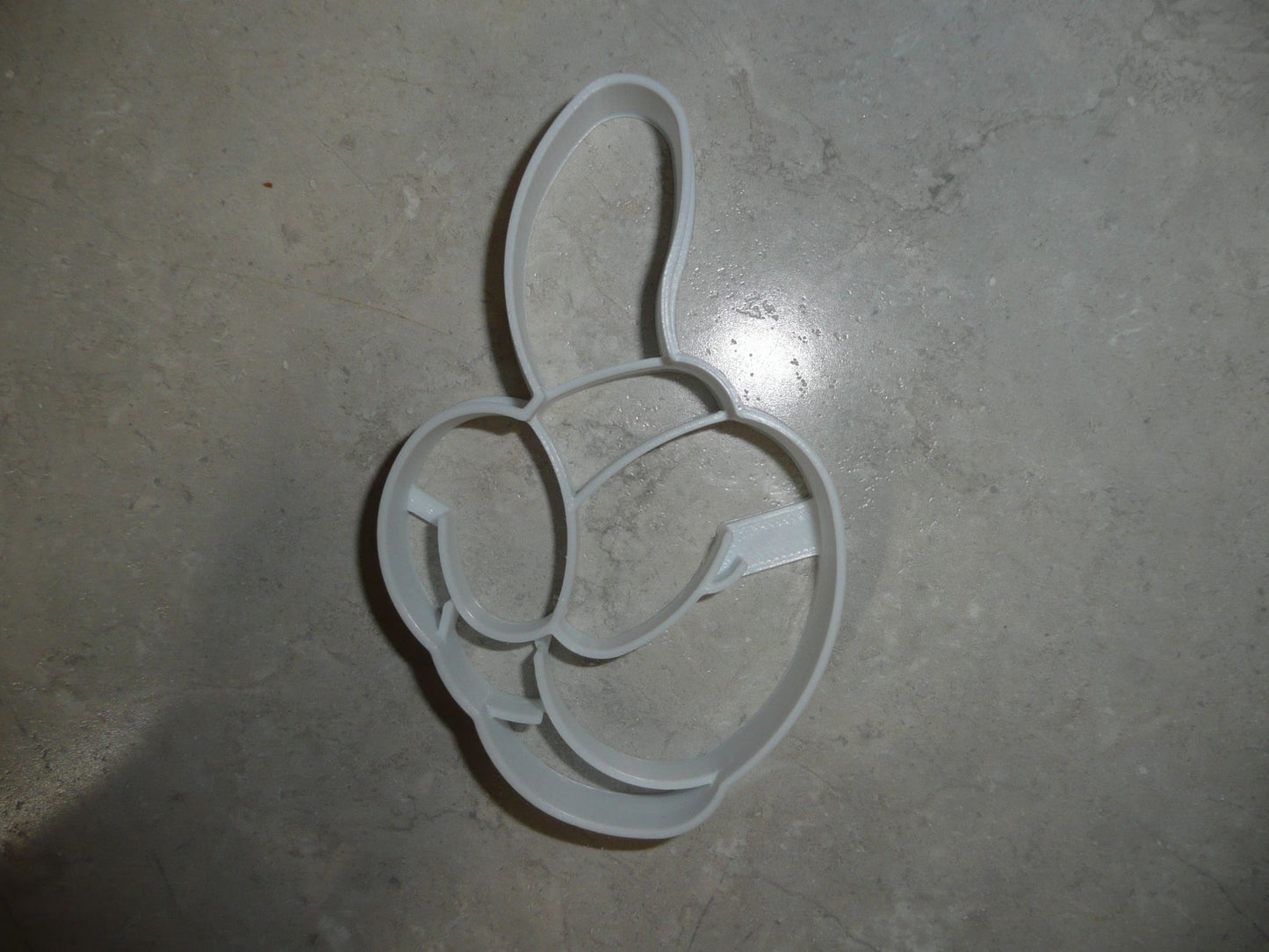 Mickey Mouse Glove Number 1 First Birthday Cookie Cutter Made In USA PR2876