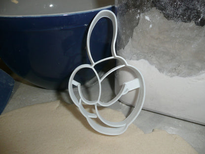 Mickey Mouse Glove Number 1 First Birthday Cookie Cutter Made In USA PR2876