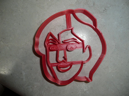 Aladdin Face Genie Friend Kids Movie Character Cookie Cutter Made In USA PR2879