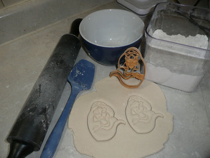 Jasmine Princess Face Aladdin Movie Character Cookie Cutter Made In USA PR2880