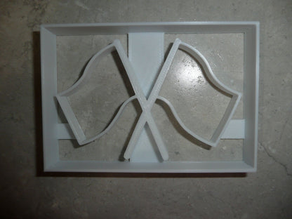Checkered Flag Racing Finish Line Cookie Cutter Made In USA PR2894