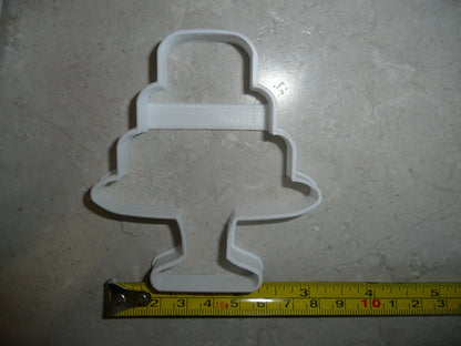 Tiered Cake On Stand Shower Birthday Cookie Cutter Made In USA PR2843