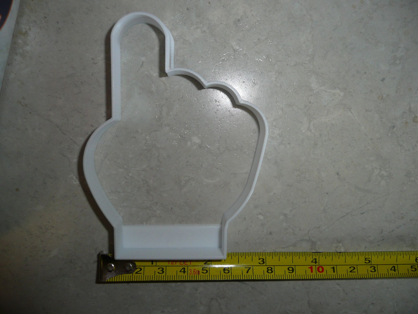 Foam Hand Finger Number 1 One Team Sports Cookie Cutter Made In USA PR2861