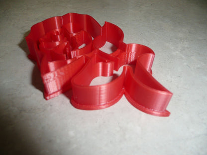 Rose With Stem Flower Plant Thorns Cookie Cutter Made In USA PR2907