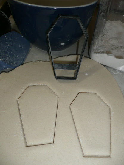 Coffin Halloween Haunted House Or Sleeping Bag Cookie Cutter Made In USA PR2945