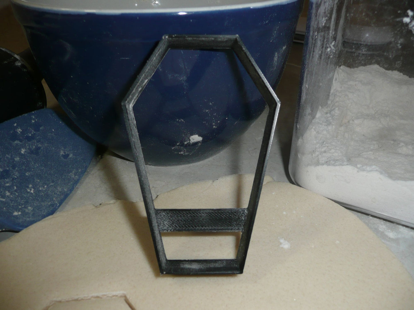 Coffin Halloween Haunted House Or Sleeping Bag Cookie Cutter Made In USA PR2945