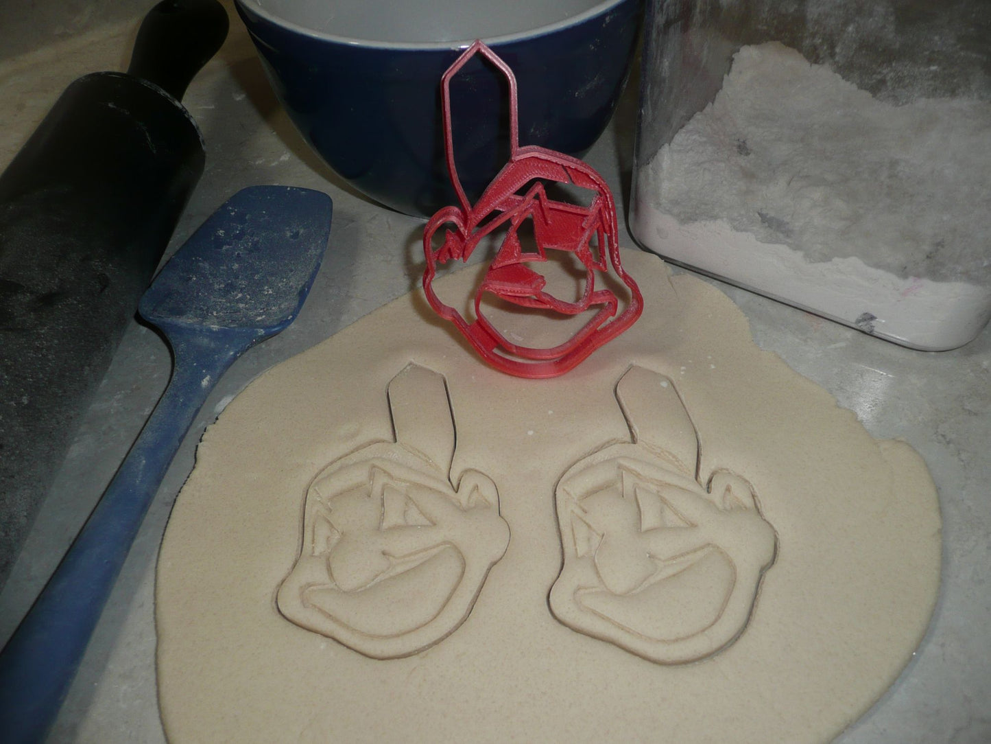 Indian Chief Native American School Mascot Cookie Cutter Made In USA PR2951