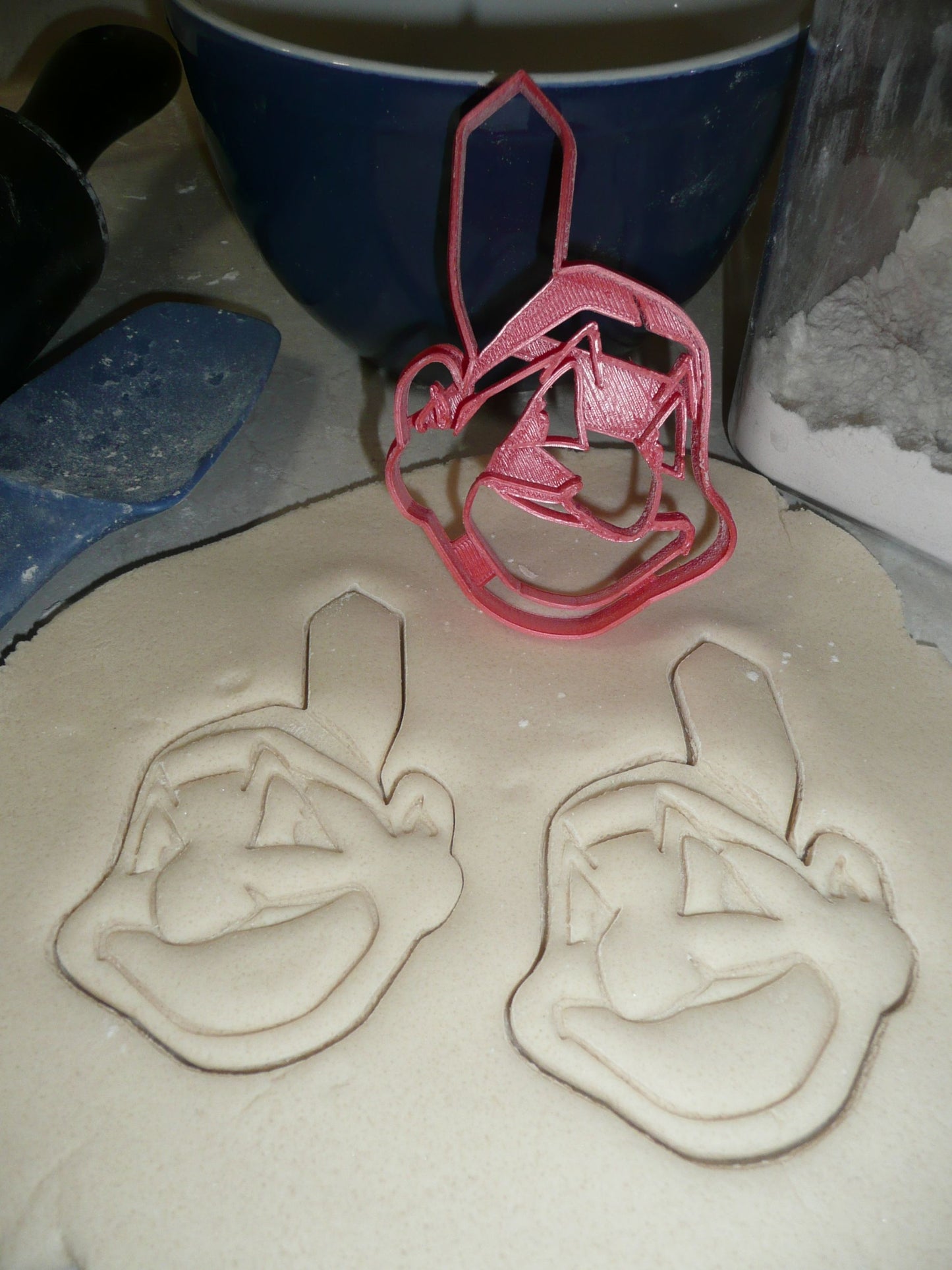 Indian Chief Native American School Mascot Cookie Cutter Made In USA PR2951