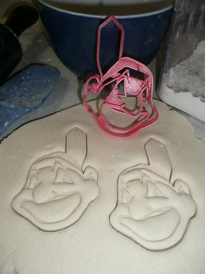 Indian Chief Native American School Mascot Cookie Cutter Made In USA PR2951