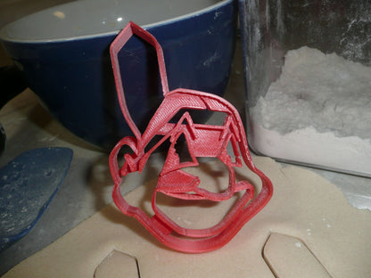 Indian Chief Native American School Mascot Cookie Cutter Made In USA PR2951