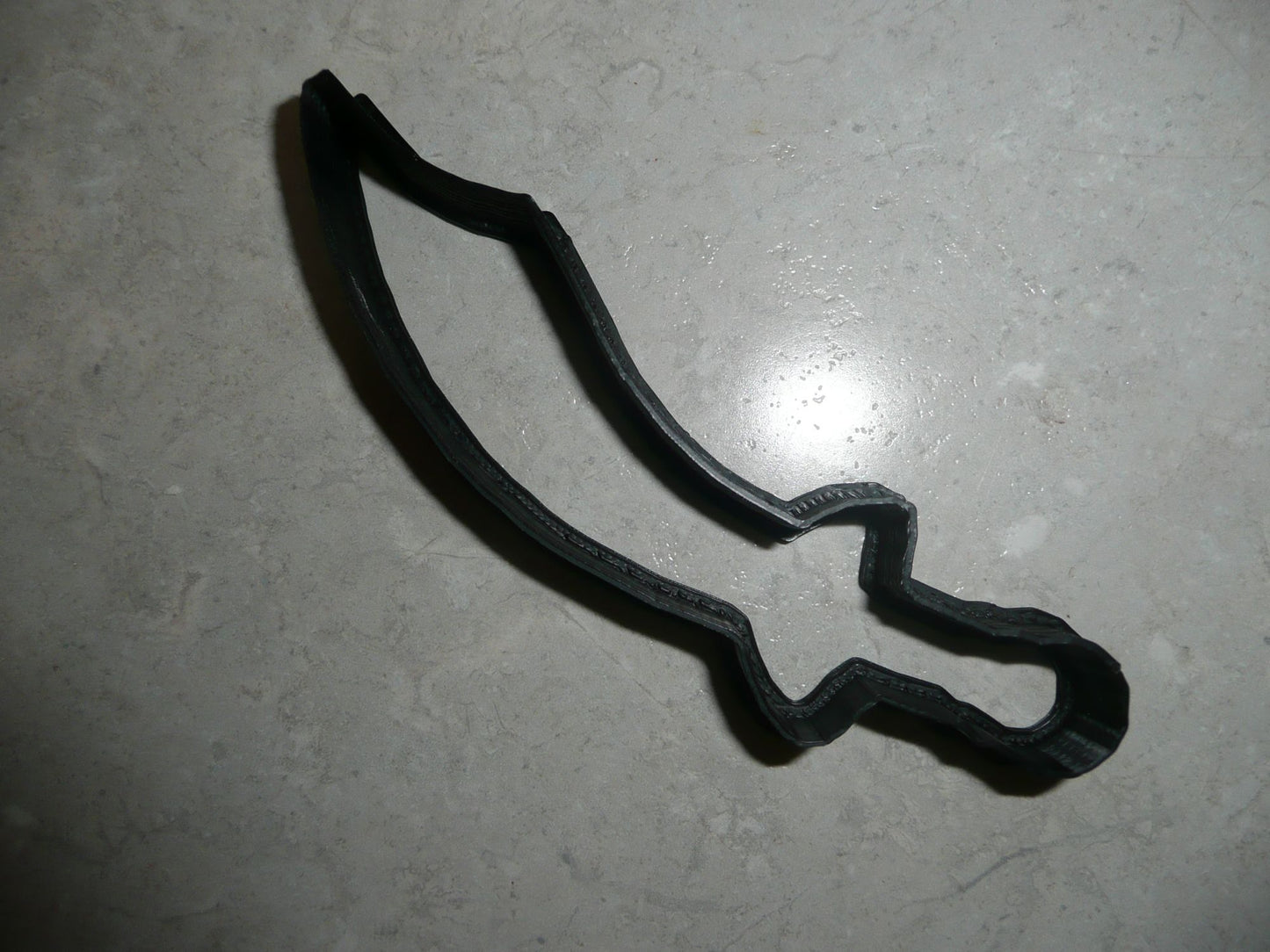 Sword Shape Pirate Blade Knife Samurai Medieval Cookie Cutter Made In USA PR2959