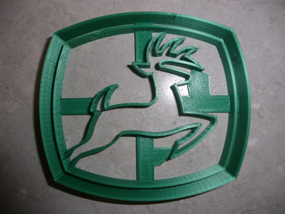 John Deere Logo Farm Tractor Heavy Equipment Cookie Cutter Made In USA PR2990