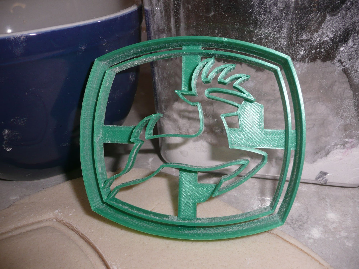 John Deere Logo Farm Tractor Heavy Equipment Cookie Cutter Made In USA PR2990