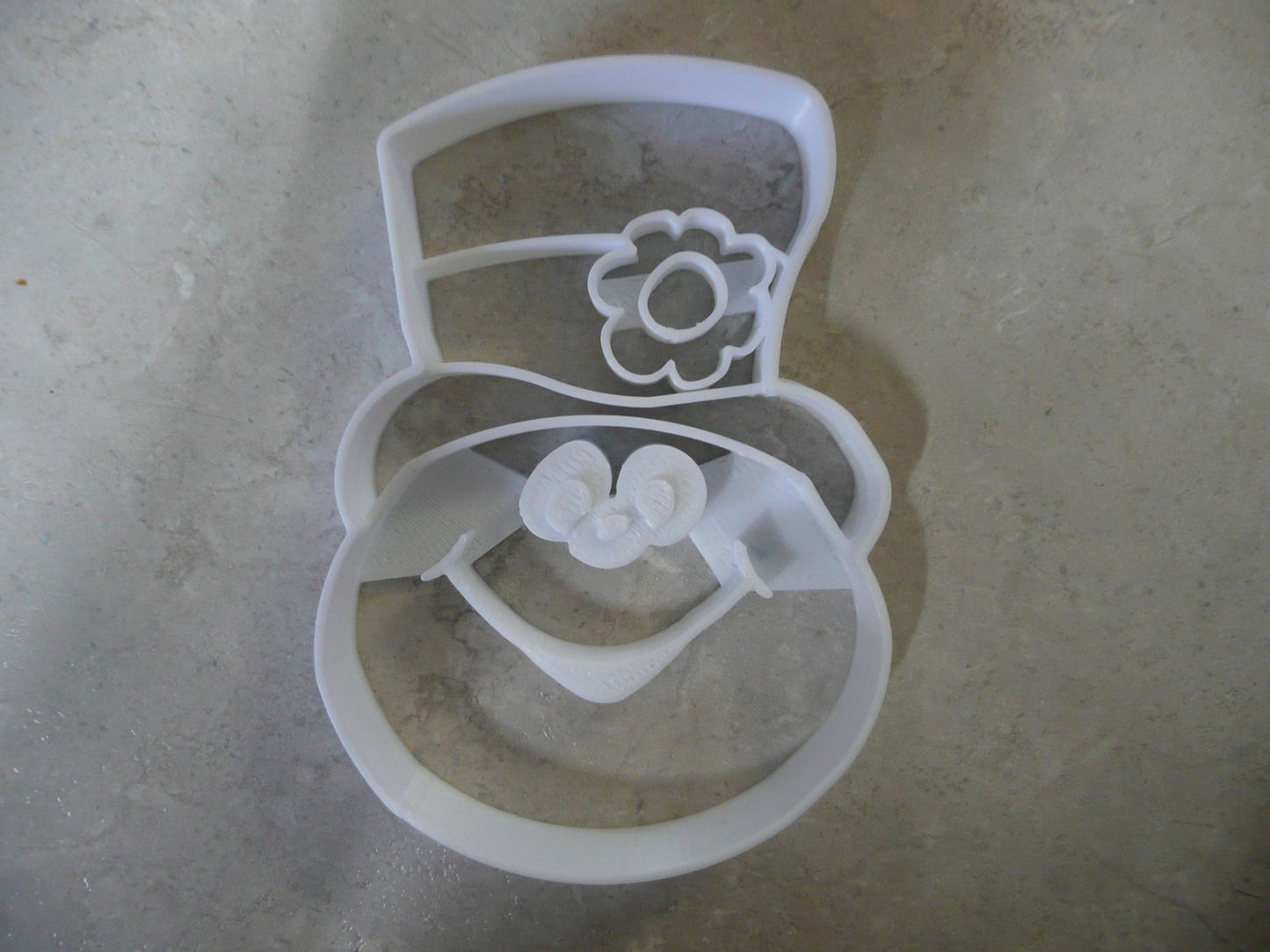 Frosty Snowman Face Head Movie TV Christmas Cookie Cutter Made In USA PR2901