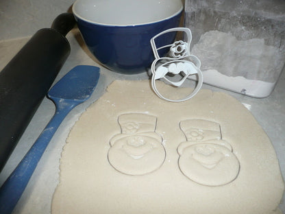 Frosty Snowman Face Head Movie TV Christmas Cookie Cutter Made In USA PR2901