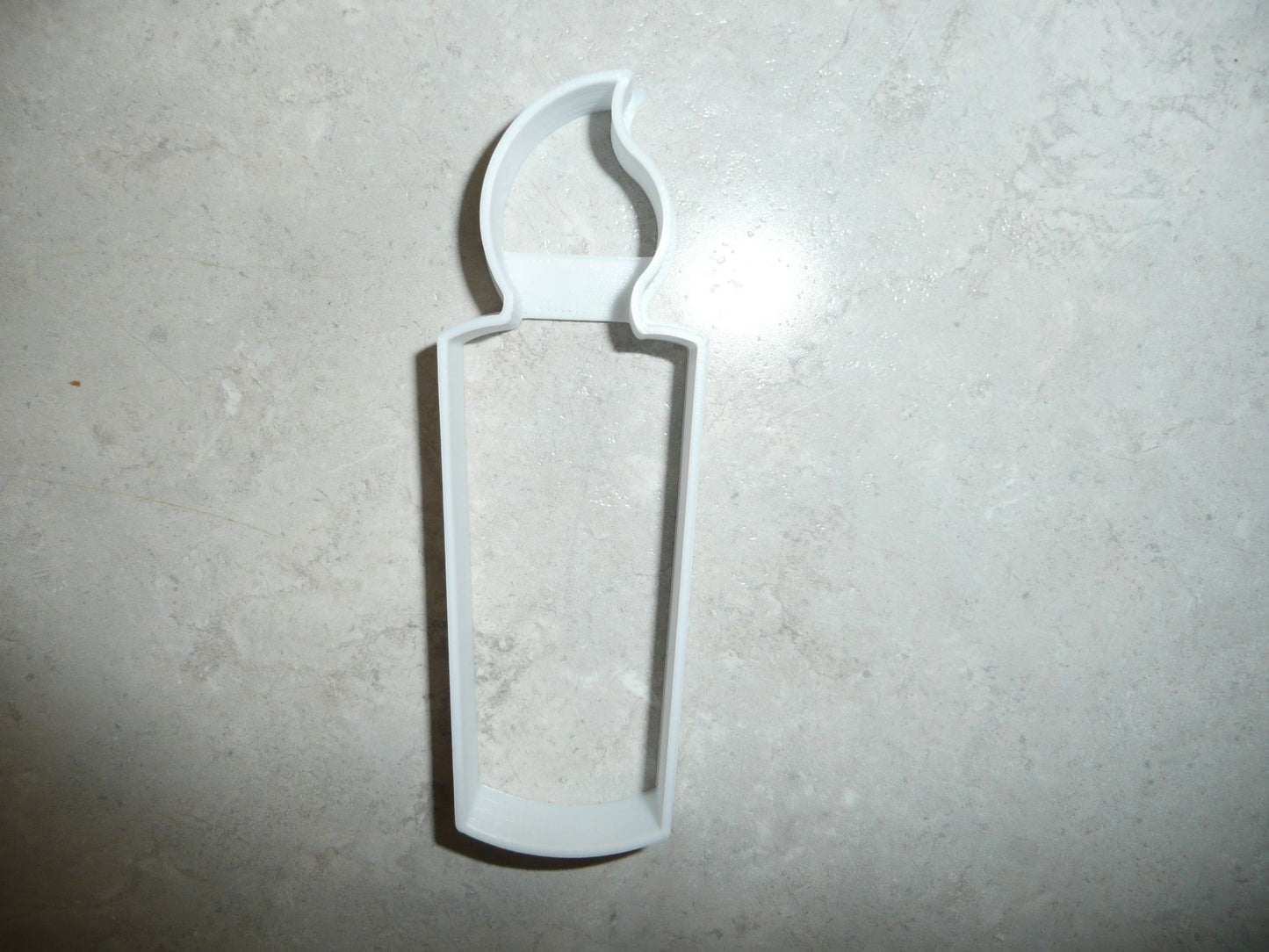 Candle Candlestick Outline Flame Light Birthday Cookie Cutter Made In USA PR2933