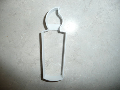 Candle Candlestick Outline Flame Light Birthday Cookie Cutter Made In USA PR2933